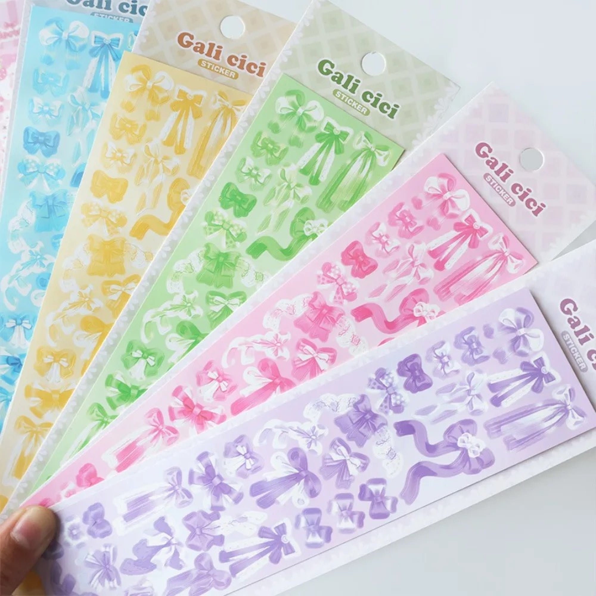 Kpop Polco Deco Stickers "galici Ribbon" - 1 PC | Kawaii Cute Kpop ...