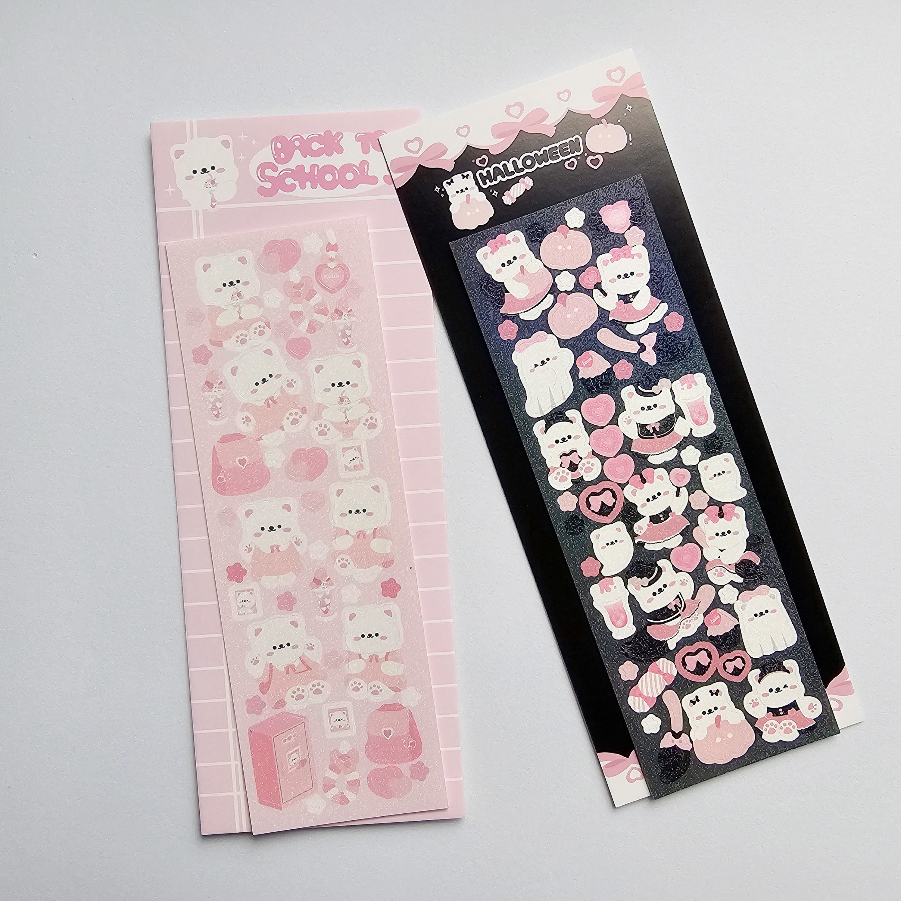 Kpop Polco Deco Stickers "pink Kitty" - 1 PC | Kawaii Cute Kpop ...