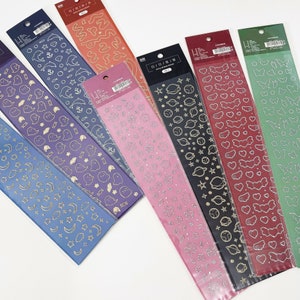 KPop Polco Kawaii Decostickers &quot;Clear&quot; - 2 st