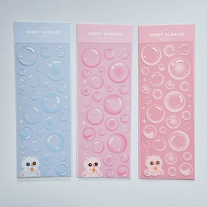 Kpop Polco Deco Stickers "sweet Bubbles" - 1 PC | Kawaii Cute Kpop ...