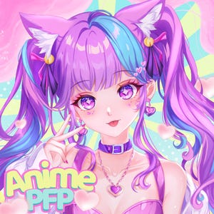 Custom PFP, PFP Commission, Anime pfp, PNGtuber pfp, Vtuber pfp, Profile Icon, discord pfp, Anime Character Commission
