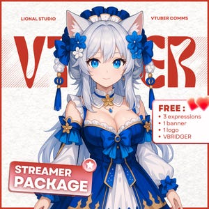 Commissione personalizzata live2d Vtuber / Risorse Vtuber / Commissione modello Live2d / Pngtuber / Anime / Commissione arte anime