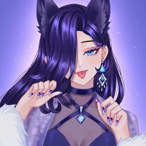 Custom Anime PFP Avatar Icon VTuber Profile Picture for Twitch Discord YouTube OC Commission