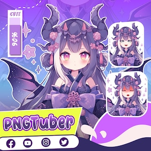 Custom Pngtuber | Pngtuber Character | Pngtuber Design | Pngtuber | Live2d Commission | Live2d model | Pngtuber  Avatar