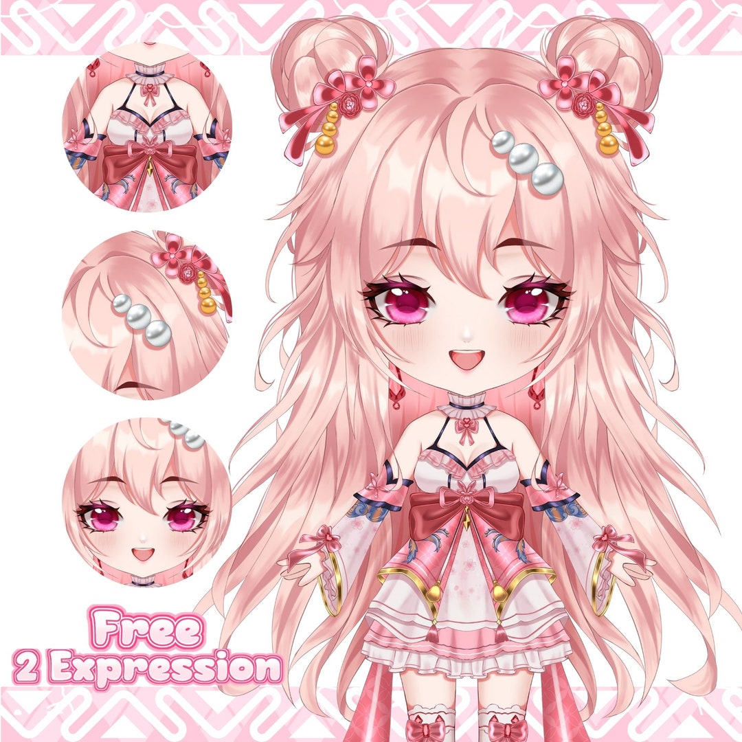 Hl Ruma Riging Custom LIVE2D Vtuber Model Vtuber Commission Vtuber Design Vtuber Chibi ...