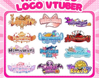 Benutzerdefiniertes animiertes VTuber Logo Design | Tracking-Asset