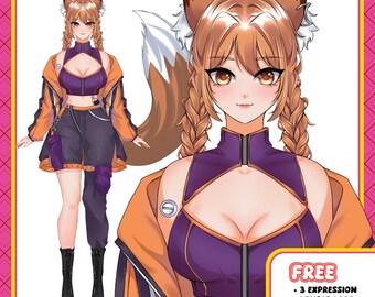 Custom Live2D Vtuber Model Rigging Anime | Live2D Rigging Avatar Commission