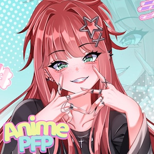 Custom Anime Illustration, Anime Character Commission, Icon, PFP, Anime Art, Custom Anime Portrait, Original Anime Art, OC, Fanart