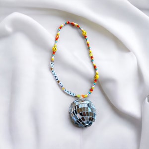 Disco Ball Car Charm Car Hang/ Rear View Mirror Accessory (Customizable)