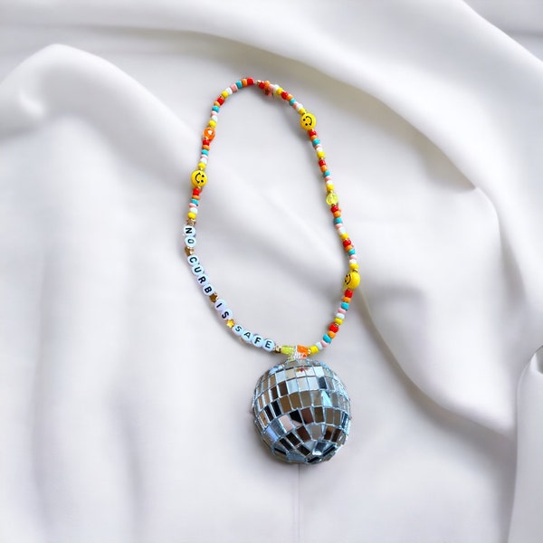 Disco Ball Car Charm Car Hang/ Rear View Mirror Accessory (Customizable)