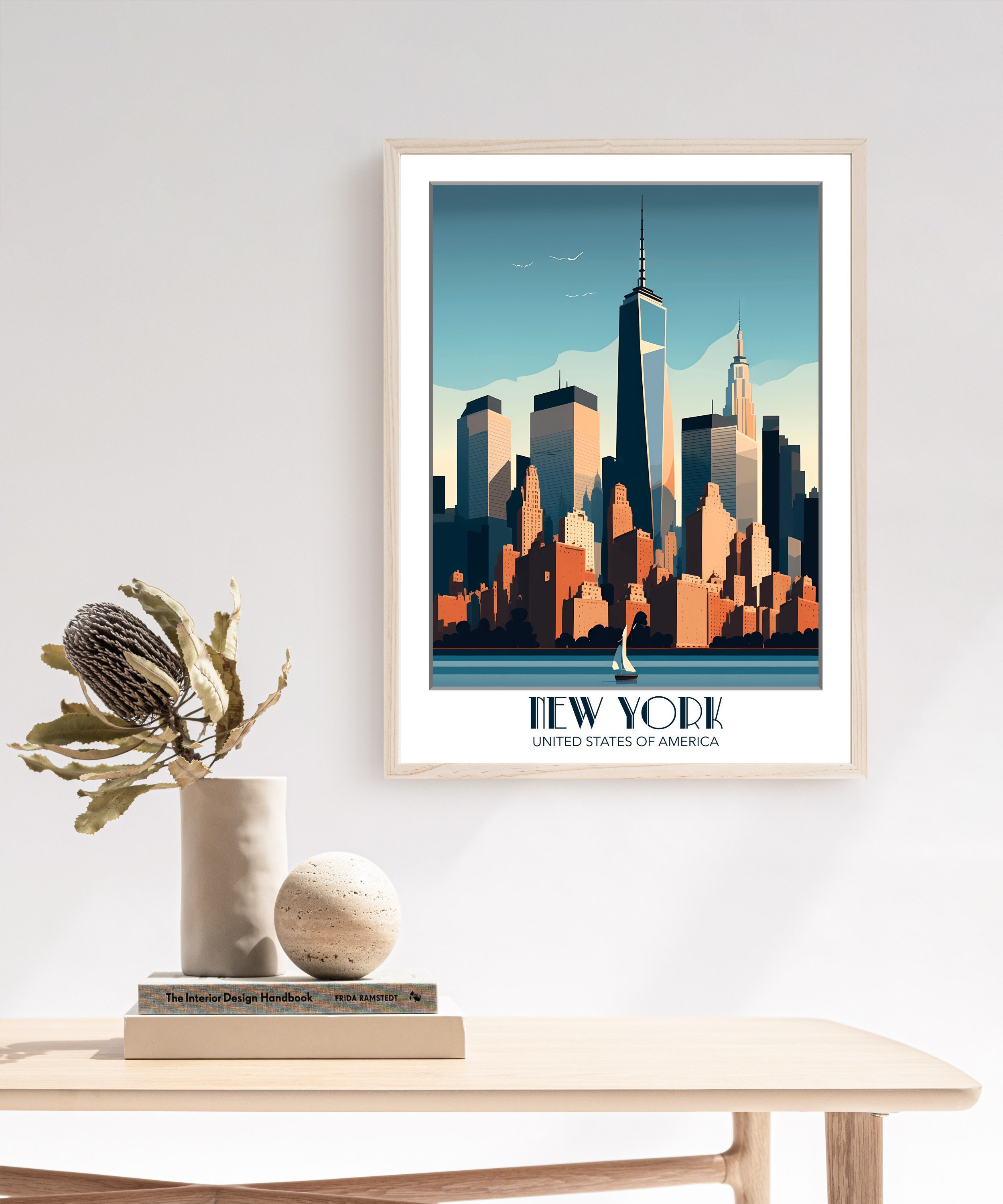 Discover Paysage Urbain New-York Cadeau Voyage Poster