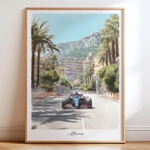Monaco Monte Carlo Druck, Monaco Reiseplakat Wandkunst, Monaco Monte Carlo Poster Druck, Monaco Reise-Dekor, Monaco Geschenk, Monaco Kunst