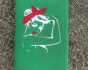 Not One Step Back Can Cooler, Rosie The Riveter Can Cooler, Grün, LGBTQ, Pride, Feministisch, Lesbisch, Neopren, Slim