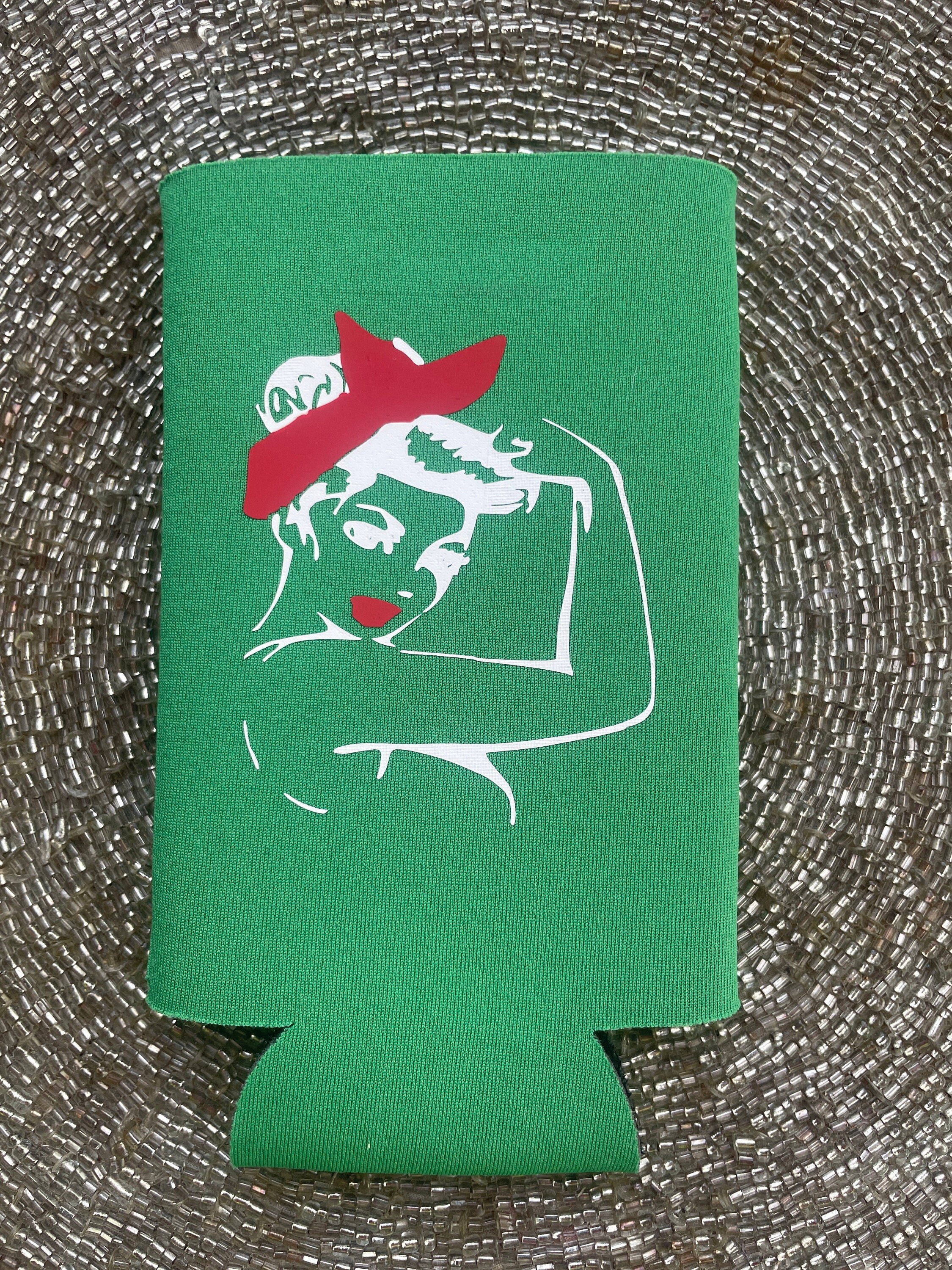 Not One Step Back Can Cooler, Rosie the Riveter Can Cooler, Green ...