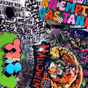 4” Zufälliges uv dtf Abziehbild Set