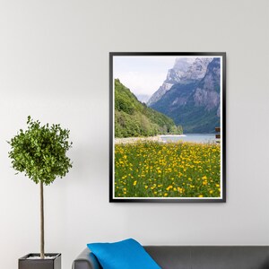 Green Natural Switzerland Scenery Wall Art - Forest Wall Art In Digital Downloads - Gallery Wall Art - Island Heaven Wall Art