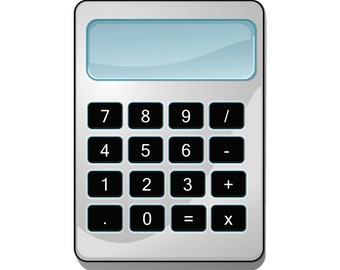 Digital calculator, SVG Calculator, Calculator Outline SVG, 12 Digit Display for Home, Office, School Stationary Calculator Files for Cricut