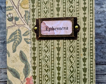 Ephemera / Example book #3 green cover
