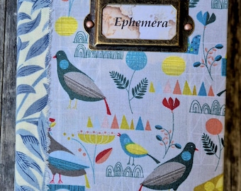 Ephemera / Example book #8 - Grey bird cover