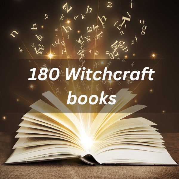 Complete Collection: 180 Magick, Witchcraft, and Occult eBooks - Instant Download l Esoteric Bundle of eBooks on Hidden Knowledge