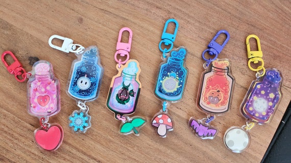 Spirit Jar -Acrylic/Epoxy Keychain | Bag Accessories - saint-valentine gift