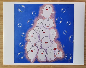 Warawara Art Print 8''x8'' | Anime | Cute Anime Fanart | Kawaii Anime Art | Cute Anime