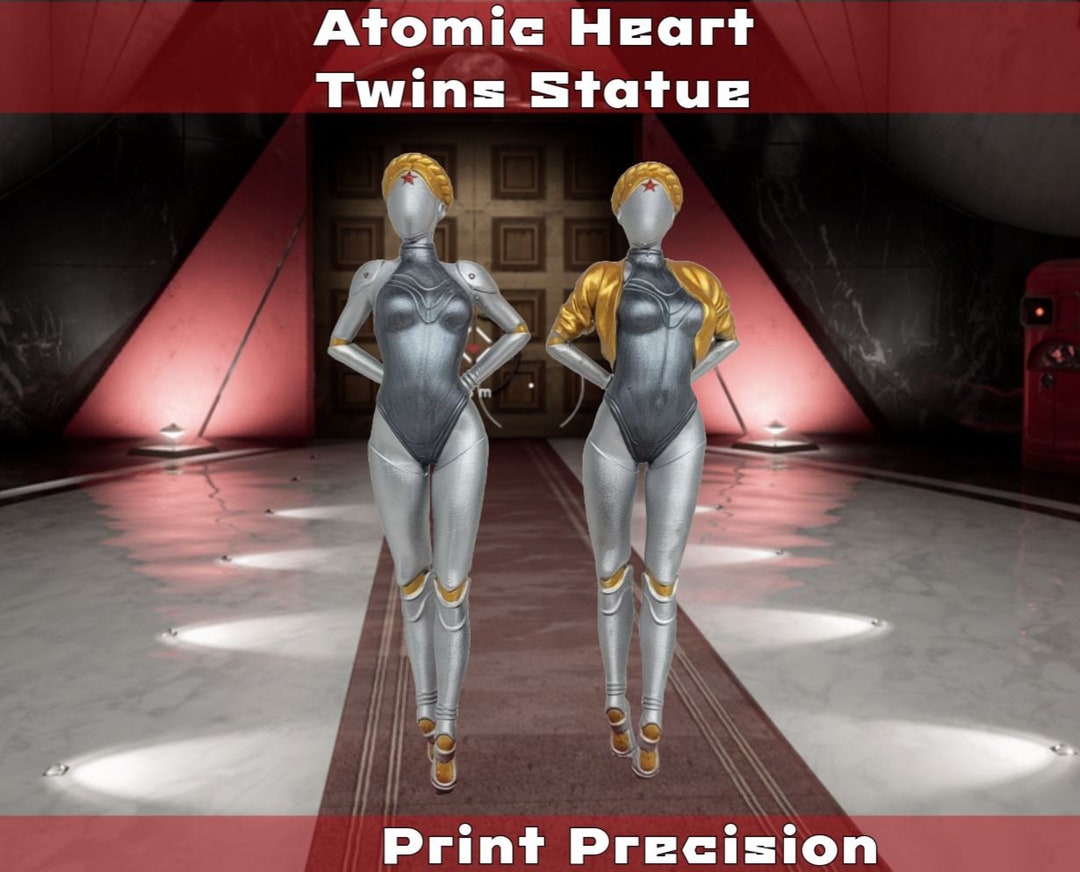 Atomic Heart Inspired Twins Statue - Etsy