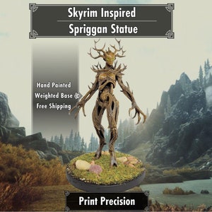Skyrim Inspired Spriggan Statue
