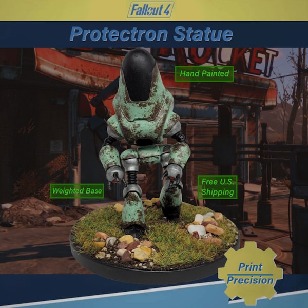 Fallout Inspired Protectron Statue