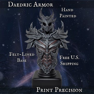 Skyrim Inspired Daedric Armor Bust