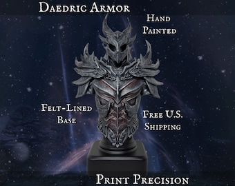 Skyrim Inspired Daedric Armor Bust