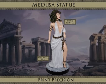 Greek Mythology Inspired Medusa Statue