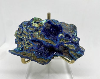 Azurite Malachite raw specimen| mixed mineral specimen | Top Shelf | US Seller |  rare azurite malachite freeform