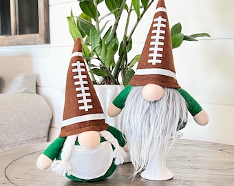 Juesi Sports Gnome Plush Baseball Tiered Tray Decor Ornaments Basketball American Football Soccer Baseball Theme Gnome Toy Doll Gift for Sports Fan Lover Collection 