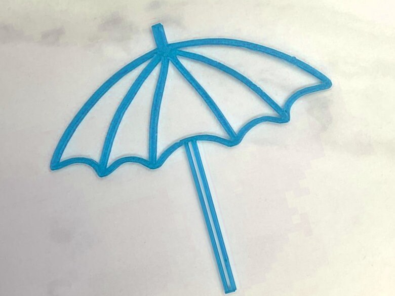 Beach Umbrella Wall Art, Cute Boho Nursery Decor, Colorful Kids Room
