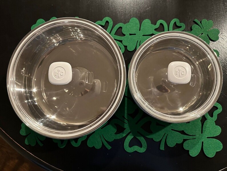 Pampered Chef 100287 White Insulated Serving Bowl Set NEW Etsy