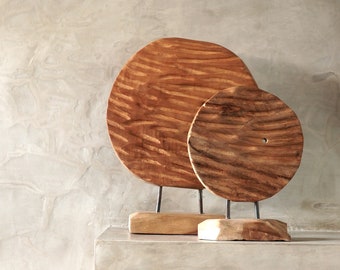 Desktop Wooden Decoration / wooden disk