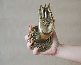 Door handles "Hand Budda" / hook/ hanger/ wall decor