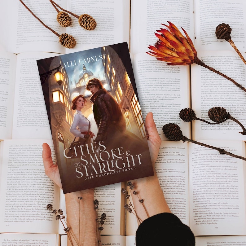 Signed Paperback Cities of Smoke and Starlight by Alli Earnest Etsy