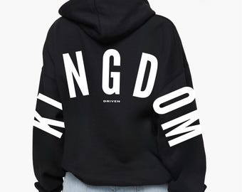 Kingdom Driven | Unisex Hoodie - Puff Print |  Christian Gift | Christian clothing | Christmas Gift | Mothers Day Gift | Fathers Day Gift