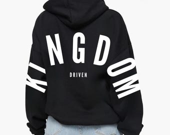 Kingdom Driven - Unisex Christian Hoodie, Puff Print