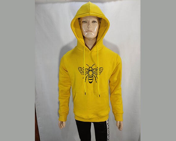 Beekeeping Yellow Hoodies Pullover Long Sleeve Front - Etsy