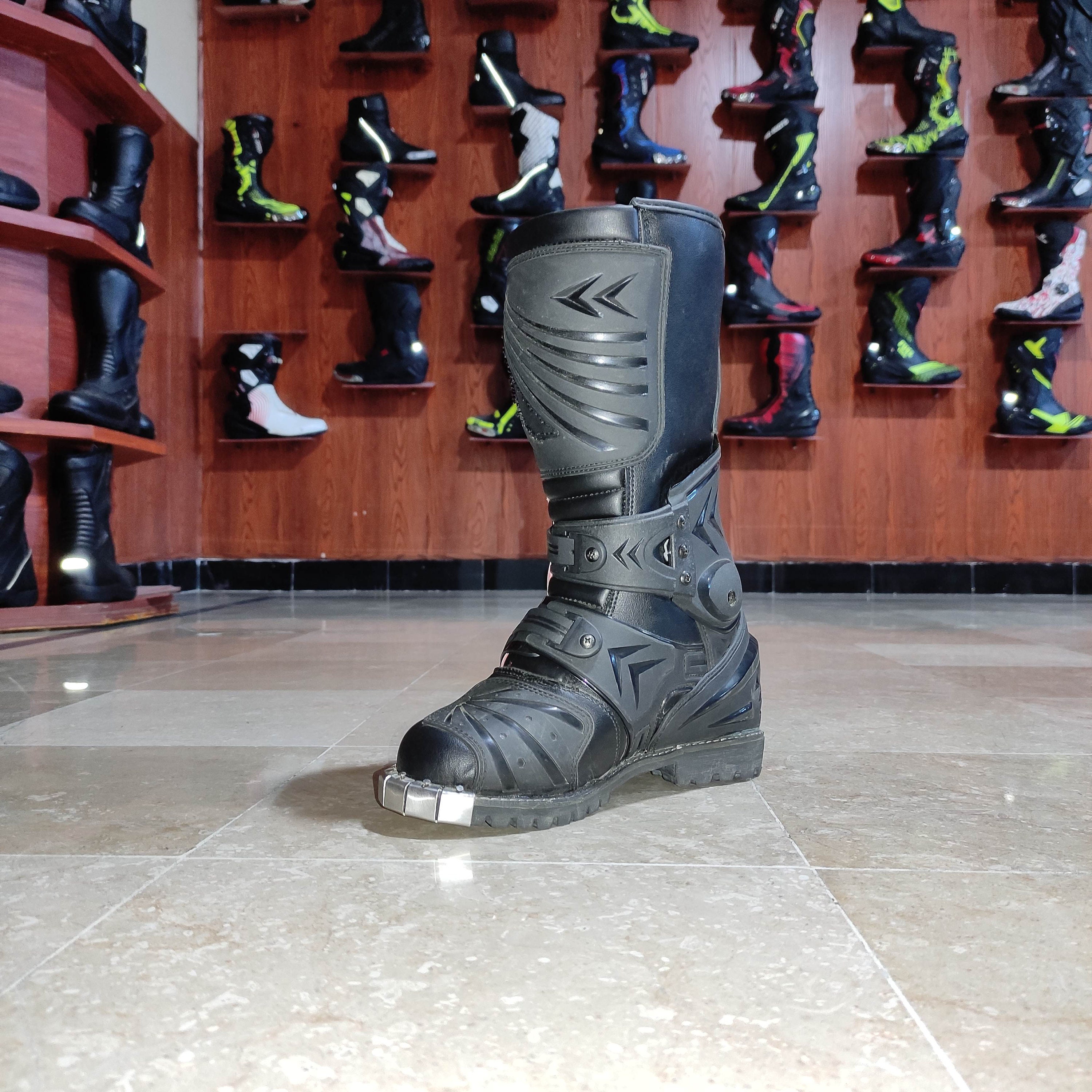 Vintage Biker Boots - Etsy UK