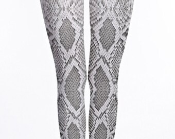 Snakeskin Tights - Etsy
