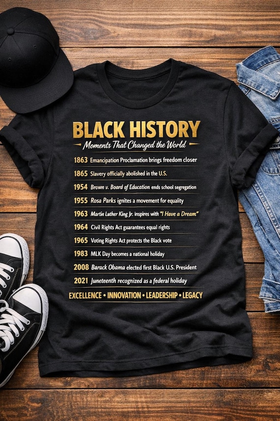 Black History Month PNG | Colorful Afrocentric Black History Design | Black Leaders Art | Instant Download