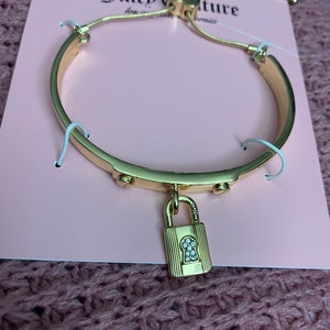 Juicy Couture lock charm Bracelet