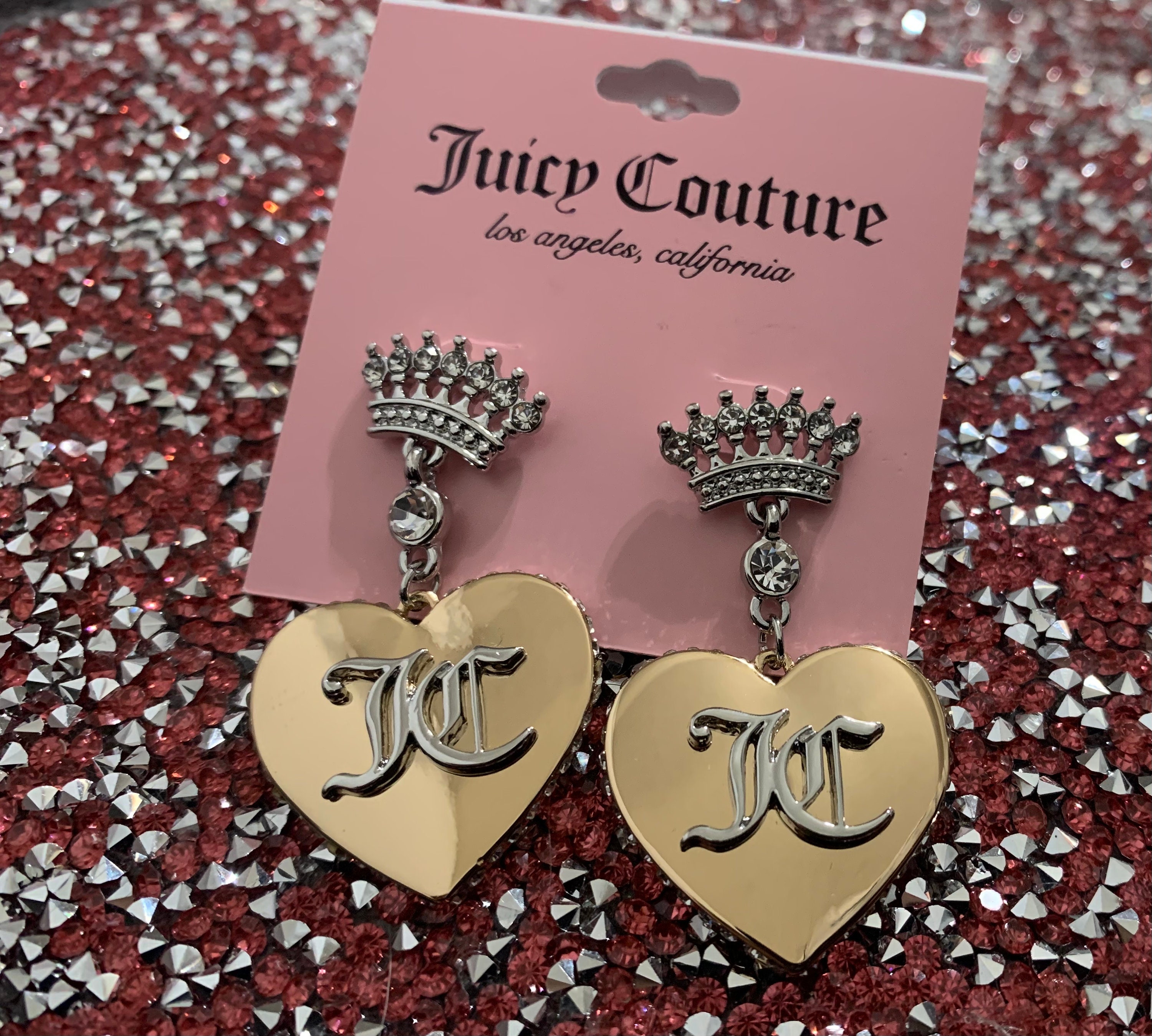 Juicy couture earrings heart discount
