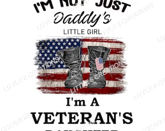 Im a Veterans Daughter = PNG