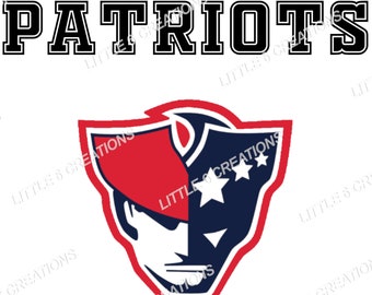 Mascotte couleur Patriots = PNG