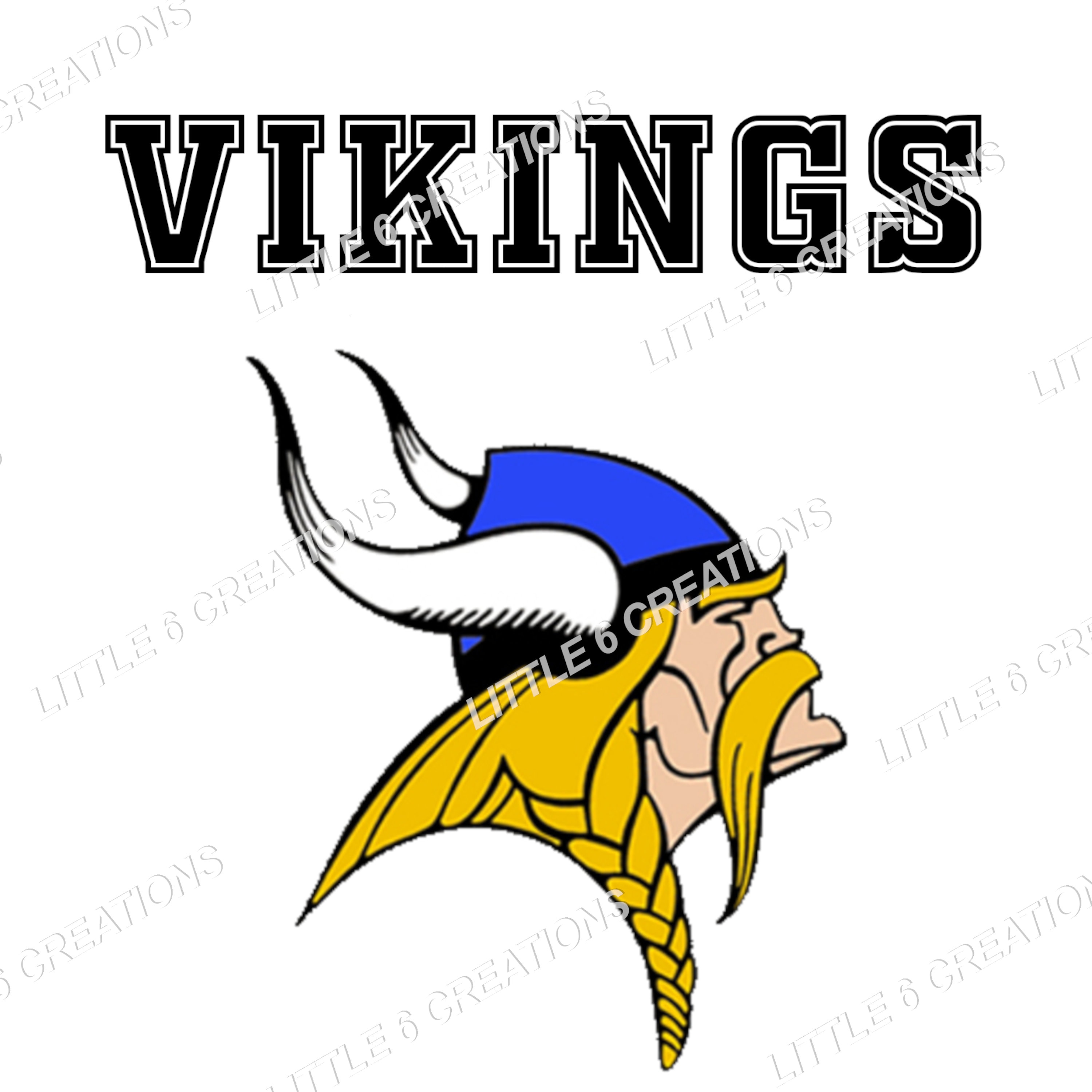 Minnesota Vikings Logo Stencil